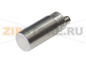 Ёмкостной датчик Capacitive sensor CCB10-30GS55-N1-V1 Pepperl+Fuchs General specificationsSwitching functionNormally open (NO)Output typeNAMURRated operating distance10 mmInstallationflushNominal ratingsInstallation conditionsA0 mmB0 mmC20 mmF60 mmNominal voltage8.2 V (Ri approx. 1 k&Omega)Operating voltage5 ... 15 VSwitching frequency0 ... 50 HzReverse polarity protectionreverse polarity protectedCurrent consumptionMeasuring plate not detected&le 1.5 mAMeasuring plate detected&ge 2.5 mASwitching state indicatorLED, yellowCompliance with standards and directivesStandard conformityNAMUREN 60947-5-6:2000 IEC 60947-5-6:1999Approvals and certificatesETL approvalcETLusCCC approvalCCC approval / marking not required for products rated &le36 VAmbient conditionsAmbient temperature-20 ... 70 °C (-4 ... 158 °F)Mechanical specificationsConnection typeConnector M12 x 1 , 4-pinHousing materialStainless steel 1.4305 / AISI 303Sensing facePTFEHousing diameter30 mmDegree of protectionIP67General informationUse in the hazardous areasee instruction manualsCategory1G 1D