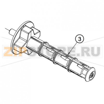 Втулка для риббона Datamax H-8308X Втулка для риббона Datamax H-8308XНазвание запчасти Datamax на английском языке: Assy, Ribbon Supply Hub