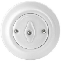 Переключатель поворотный, белый фарфор ABB 2CHK600634C4300