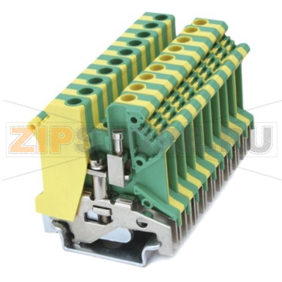 Клемма универсальная, заземляющая, желто-зеленая CHIKU RUSLKG 5N 