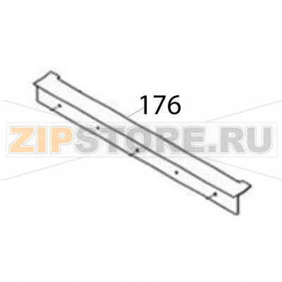 Cutter guide under (B) Sato SG112-ex Cutter guide under (B) Sato SG112-exЗапчасть на деталировке под номером: 176Название запчасти на английском языке: Cutter guide under (B) Sato SG112-ex.