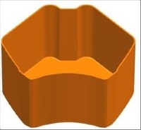 ВЕДРО ДЛЯ СБОРА КОЖУРЫ ДЛЯ МОДЕЛЕЙ СЕРИИ VER/ESS PRO — ОРАНЖЕВОЕ