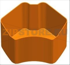 ВЕДРО ДЛЯ СБОРА КОЖУРЫ ДЛЯ МОДЕЛЕЙ СЕРИИ VER/ESS PRO — ОРАНЖЕВОЕ 