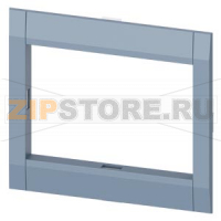 cover frame 101.6x 70.7mm (WxH) accessory for: circuit breaker 4-pole with TMTU access 3VA5 125 Siemens 3VA9034-0SB20