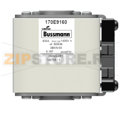 Предохранитель, 700 A, AC 1400 В, special DIN 3, aR, DIN Eaton FUSE 700A 1400V 3/140 AR 