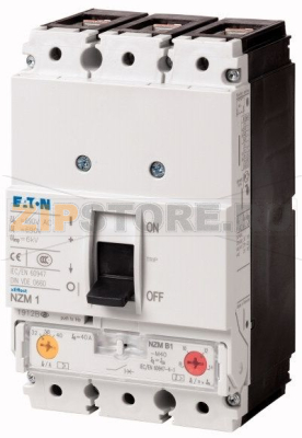 Автоматический выключатель защиты двигателя, 40А, 3 полюса Eaton NZMN1-M40 