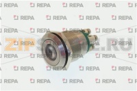 PULSANTE ON C/SPIA METALLICO SIRMAN