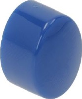 PUSH BUTTON ELLIPTICAL 17x13 mm BLUE