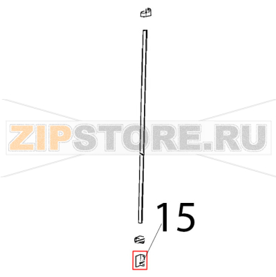 Lamiera camma porta big Unox XVC 1005EP Lamiera camma porta big Unox XVC 1005EPЗапчасть на деталировке под номером: 15