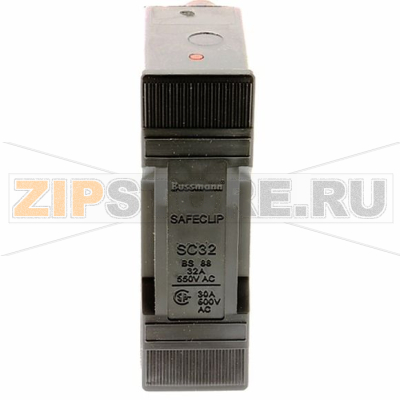 Держатель предохранителей, 32 A, AC 550 В, BS88/F1 Eaton SAFECLIP 32A FRONT/BACK STUD CONNECTED 