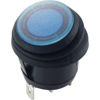 Переключатель клавишный 12 В/DC, 20 А, 1 x выкл/вкл, IP65 TRU Components TC-R13-112B8W