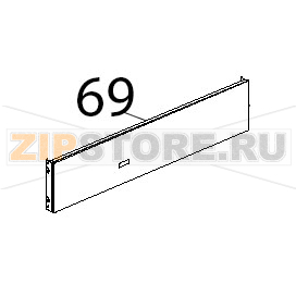 Vetro cruscotto ser. 757x170x4 Unox XVC 1005P Vetro cruscotto ser. 757x170x4 Unox XVC 1005PЗапчасть на деталировке под номером: 69