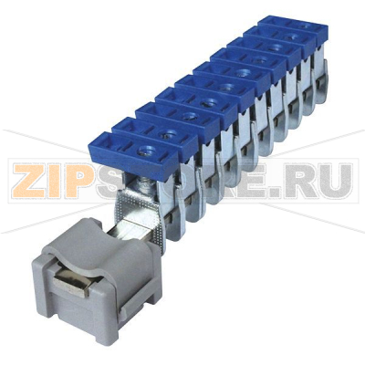 Клемма соединительная L/N/PE, синяя CHIKU RAKG 16 BU 