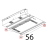 Piedino M10, D=35, H=20, nero opaco Unox XB 403