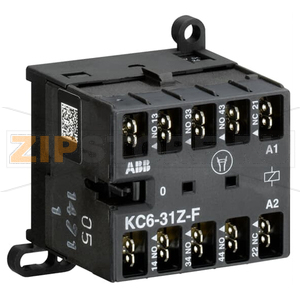 Миниконтактор КС6-31ZF-2.4, 3 A, 400 В, AC3, катушка: 17-32 В/DC ABB GJH1213003R5311 