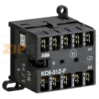 Миниконтактор КС6-31ZF-2.4, 3 A, 400 В, AC3, катушка: 17-32 В/DC ABB GJH1213003R5311