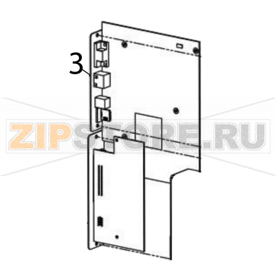 Main board assembly TSC MH240 Main board assembly TSC MH240Запчасть на деталировке под номером: 3Название запчасти TSC на английском языке: Main board assembly MH240.