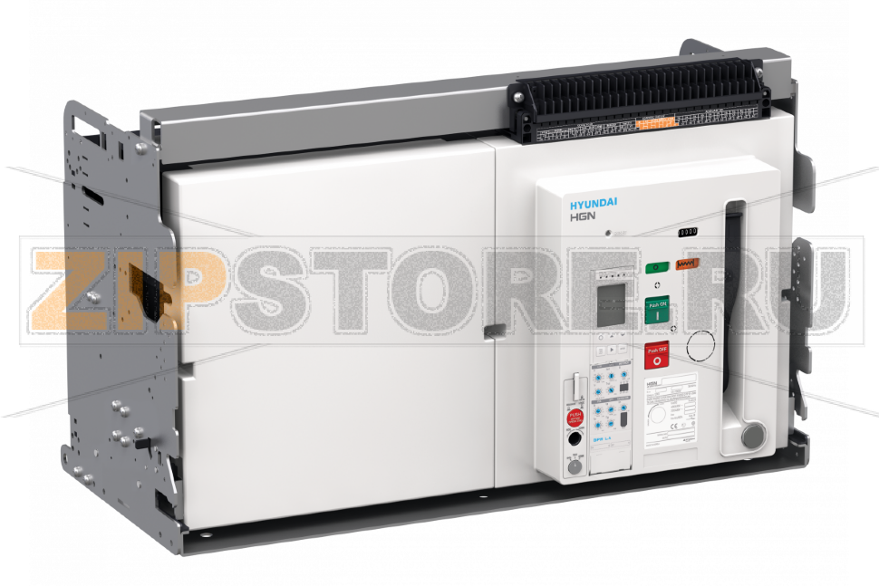 Выключатель воздушный 6300 А, 3 полюса, 150 кА Hyundai Electric HGN63D3VM0C0S054XABAGAMB6BARU 
