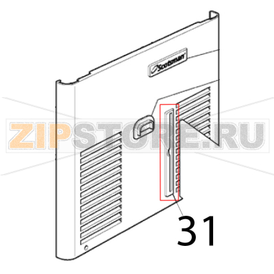 Luftfilter halter Scotsman EC 126 AS Luftfilter halter Scotsman EC 126 ASЗапчасть на деталировке под номером: 31