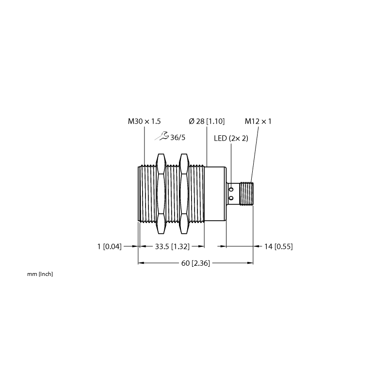 Датчик ультразвуковой Turck RU300D-M30M-LIU8X2-H1141 