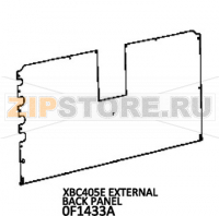 External back panel Unox XBC 405E