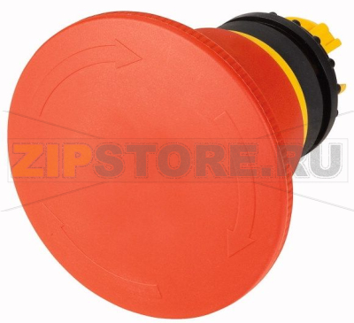 Кнопка аварийной остановки, D=45 мм, без подсветки, отмена поворотом Eaton M22-PVT45P 