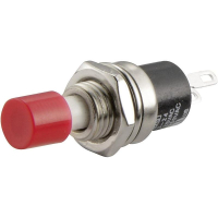 Кнопка 250 В/AC, 1.5 А, 1 x выкл/вкл, без фиксации, 1 шт TRU Components TC-R13-24A1-05RD