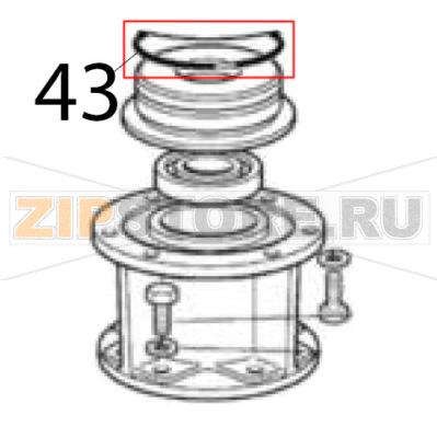 Guarnizione or Scotsman MF 46 WS Guarnizione or Scotsman MF 46 WSЗапчасть на деталировке под номером: 43