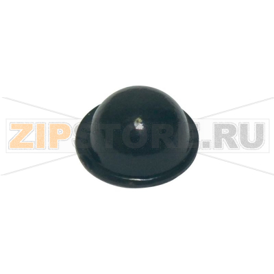 Ножка приборная 15.9х6.35 мм, клейкая, черная, 1 шт Toolcraft PD2150SW 