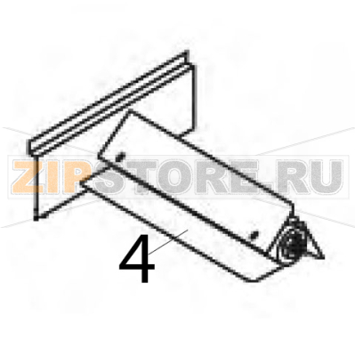 Media supply spindle 40mm ID media core Zebra 96XiIII Plus Media supply spindle 40mm ID media core Zebra 96XiIII PlusЗапчасть на деталировке под номером: 4