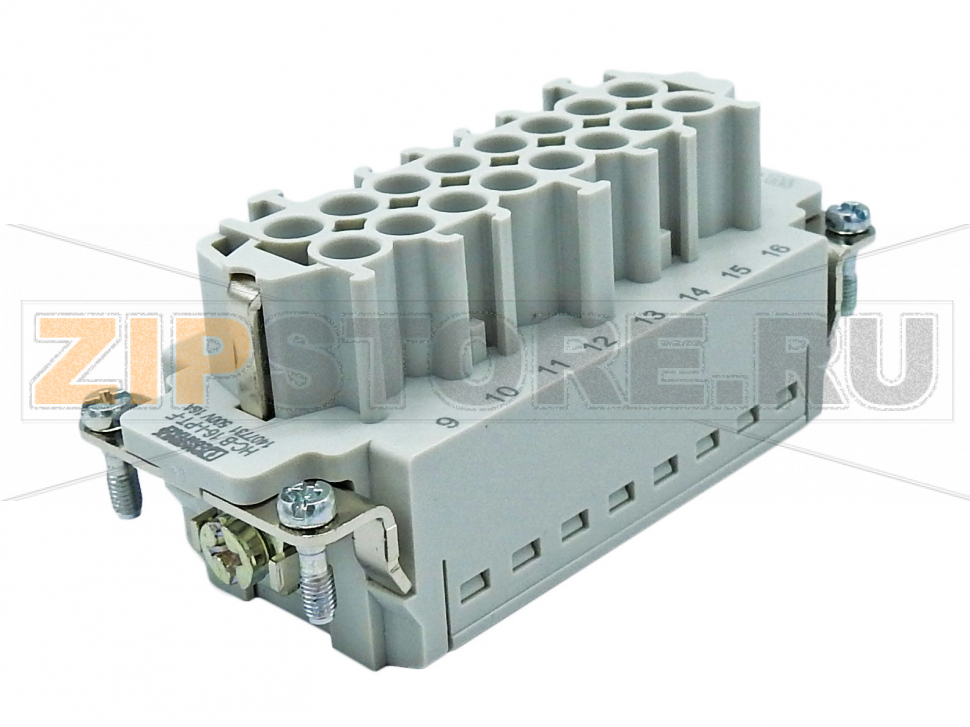 Модуль для контактов Phoenix Contact HC-B16-I-PT-F - 1407731 Гнездовая вставка HEAVYCON, серия В16, 16 контактов + PE, разъем Push-inМинимальный заказ: 1 шт.Упаковка: 1 шт.