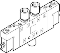 Распределитель с электроуправлением Festo CPE10-M1BH-5/3GS-M5-B