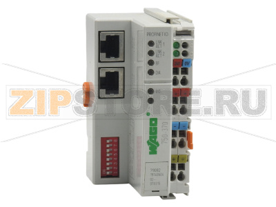 Каплер полевой шины PROFINET IO; 2-е поколение; светло-серые Wago 750-370 