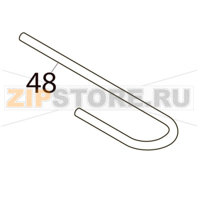 Take-up clip Toshiba TEC B-SX5T-TS22-QM-R Take-up clip Toshiba TEC B-SX5T-TS22-QM-RЗапчасть на деталировке под номером: 48