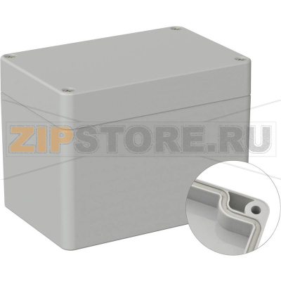 Корпус универсальный 120x80x90 мм, материал: акрилонитрил, серо-белый, 1 шт TRU Components TC-9065660 