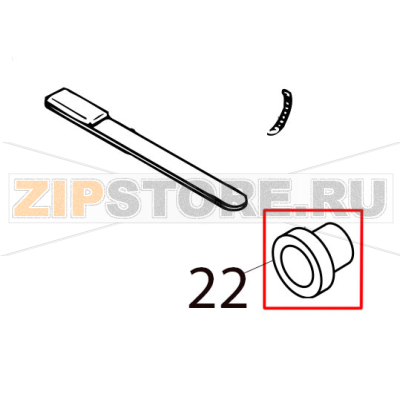 Cable bush OLBT-13 Toshiba TEC B-SX5T-TS22-QM-R Cable bush OLBT-13 Toshiba TEC B-SX5T-TS22-QM-RЗапчасть на деталировке под номером: 22