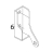 Left hinge T-C. Fagor FI-48 B