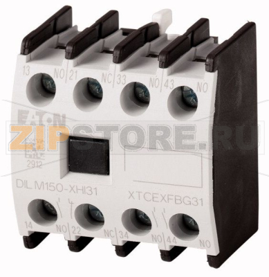 Вспомогательный контактный модуль, 4-полюсн., Ith= 16 A, 3 замык Eaton DILM150-XHI31 