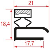 ANGLED MIDDLE-EDGED GASKET