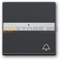 Клавиша выключателя с символом "Звонок", антрацитовая ABB 2CKA001731A3998