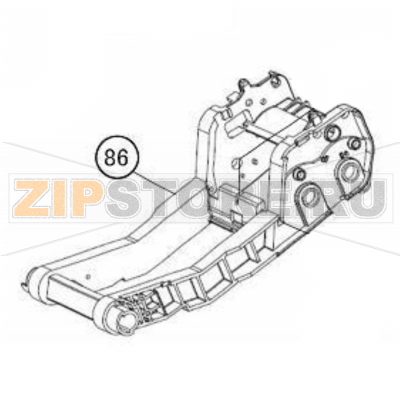 Ribbon frame set Sato CG212ТТ Ribbon frame set Sato CG212ТТЗапчасть на деталировке под номером: 86Название запчасти на английском языке: Ribbon frame set Sato CG212ТТ.
