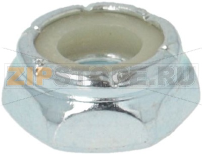 NUT, STEEL, ZP, UNF, 1/4-28, NYLON 