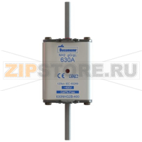 Предохранитель, 630 A, AC 400 В, 120 кА, NH2, gL/gG, IEC Eaton NH FUSE 630A 400V GG/GL SIZE 2