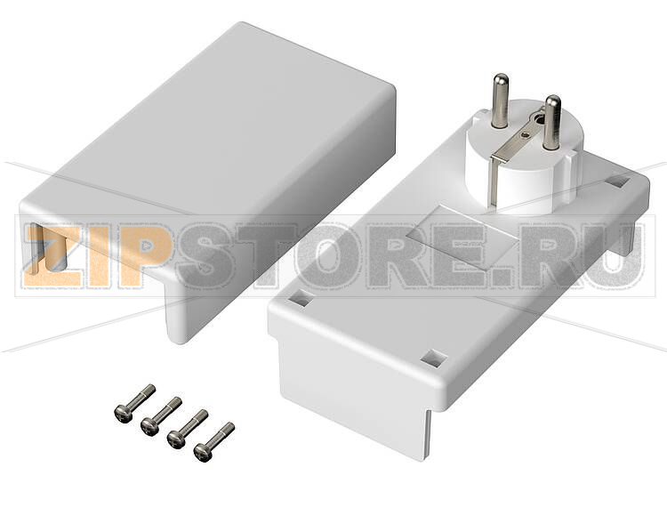 Корпус штекерный со штекером, 120x65x40 мм Bopla SE 430 E/CEE - 9016 
