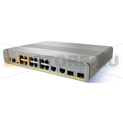 Коммутатор 8xGE, 2xGE, 2xSFP, IP Base Cisco WS-C3560CX-8TC-S 