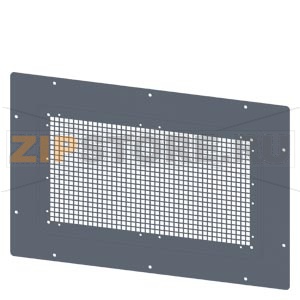 SIVACON, Roof, with Ventilation openings with Ventilation openings IP20, W: 600 mm, T: 400 mm, zinc-plated Siemens 8MF1064-2UD20-0A 