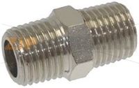 НИКЕЛИРОВАННЫЙ ПАТРУБОК Ø 1/8"M-1/8"M