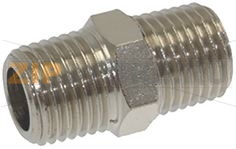 НИКЕЛИРОВАННЫЙ ПАТРУБОК Ø 1/8&quot;M-1/8&quot;M 