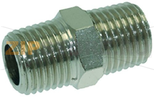 НИКЕЛИРОВАННЫЙ ПАТРУБОК Ø 1/8"M-1/8"M 