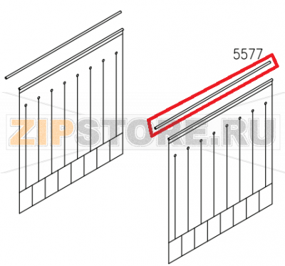 Asta Sostegno Tendina Corto Aristarco TR 1650                          Asta Sostegno Tendina Corto Aristarco TR 1650Запчасть на сборочном чертеже под номером: 5577Название запчасти Aristarco на итальянском языке: Asta Sostegno Tendina Corto Aristarco TR 1650